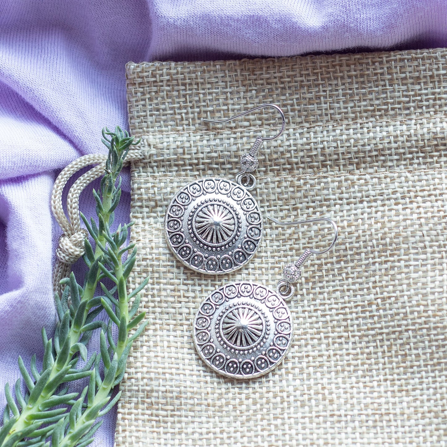 Pendientes Plata de Tibetana